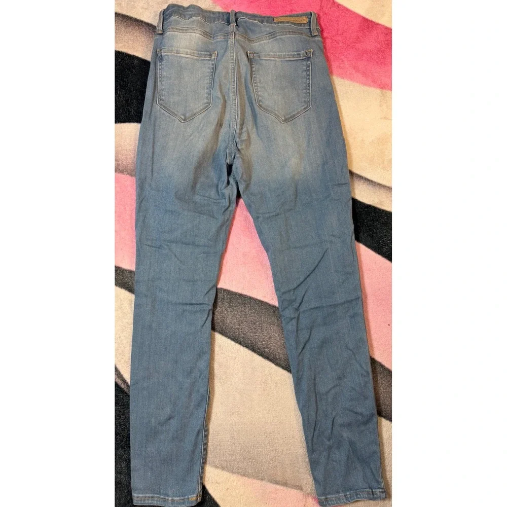 Cello Los Angeles Womens Light Wash High Rise Skinny Jeans Size 11
